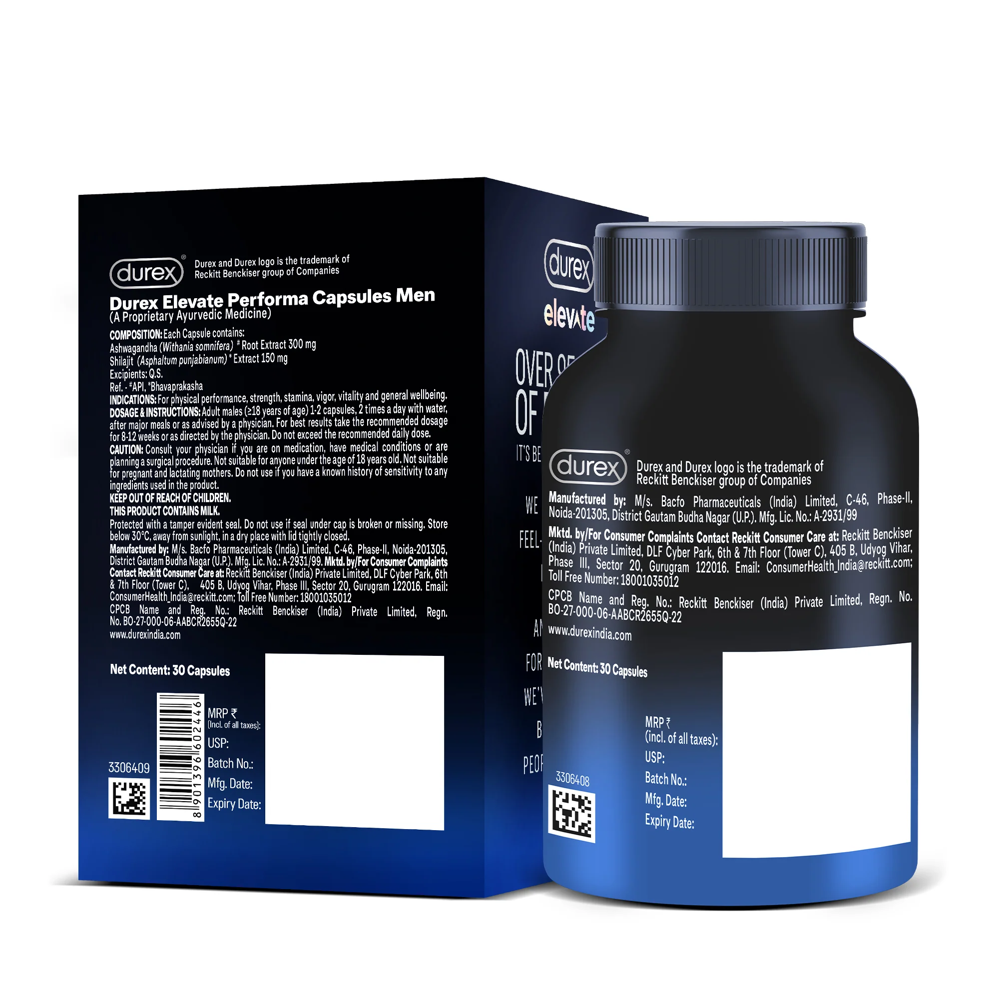 Durex Elevate Performa For Men with Shilajit & Ashwagandha KSM-66 - Pack of 4 - Image 12